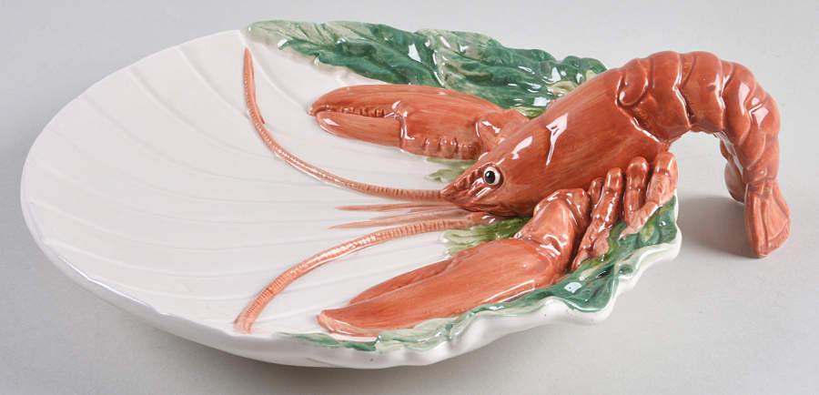 Fish Market  (Discontinued 1998) Canape Plate by Fitz & Floyd-1