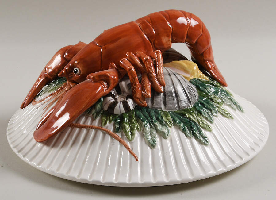 Fish Market  (Discontinued 1998) Lid for Tureen by Fitz & Floyd-1