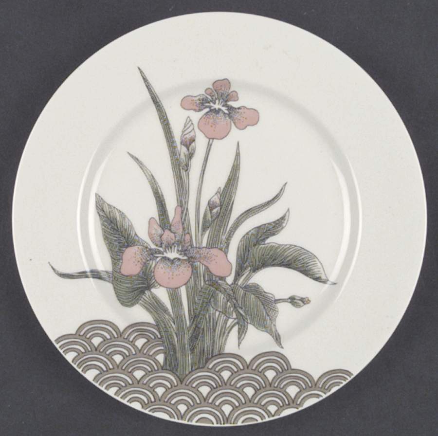 Water Iris Salad Plate by Fitz & Floyd-1
