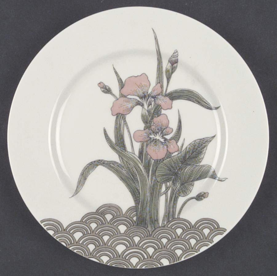 Water Iris Salad Plate by Fitz & Floyd-1