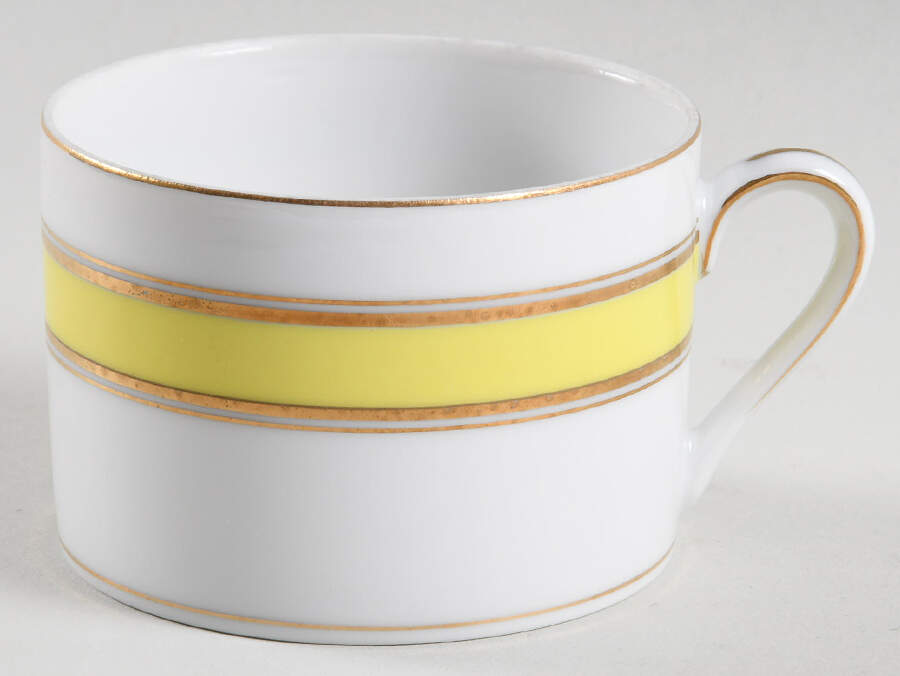 Gold Color Band Flat Cup by Fitz & Floyd-1