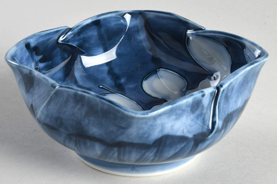 Camellia Folkart Square Soup/Cereal Bowl by Fitz & Floyd-1