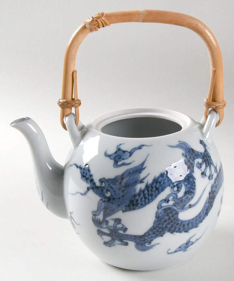 Flying Dragon Mini Teapot No Lid by Fitz & Floyd-1