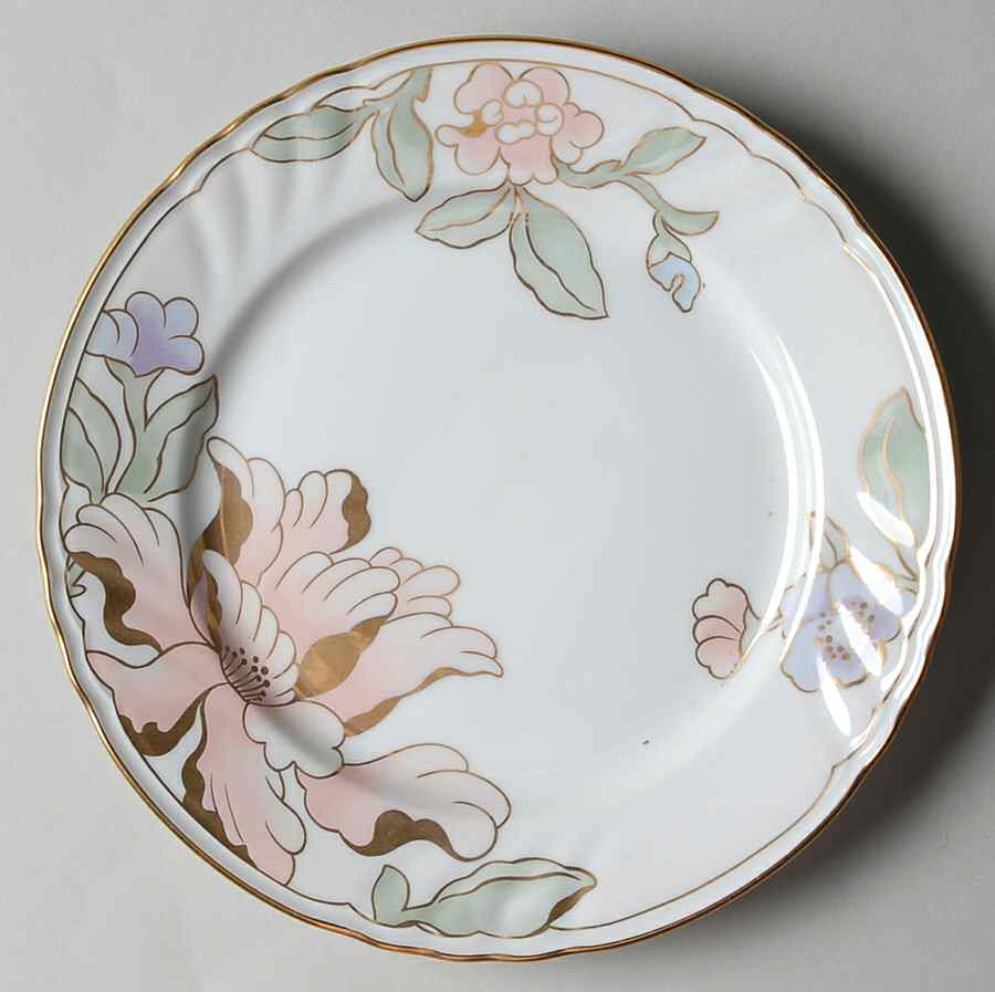 Fleur Fantasia Peach Salad Plate by Fitz & Floyd-1