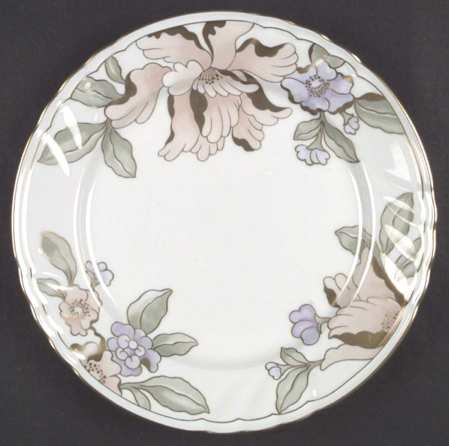Fleur Fantasia Peach Dinner Plate by Fitz & Floyd-1