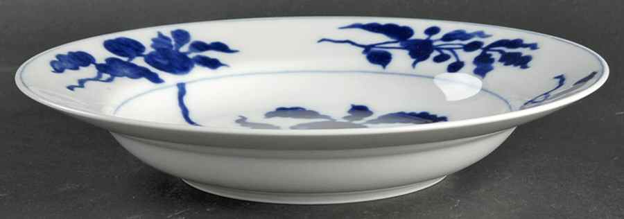 Floral Indigo Large Rim Soup Bowl by Fitz & Floyd-1