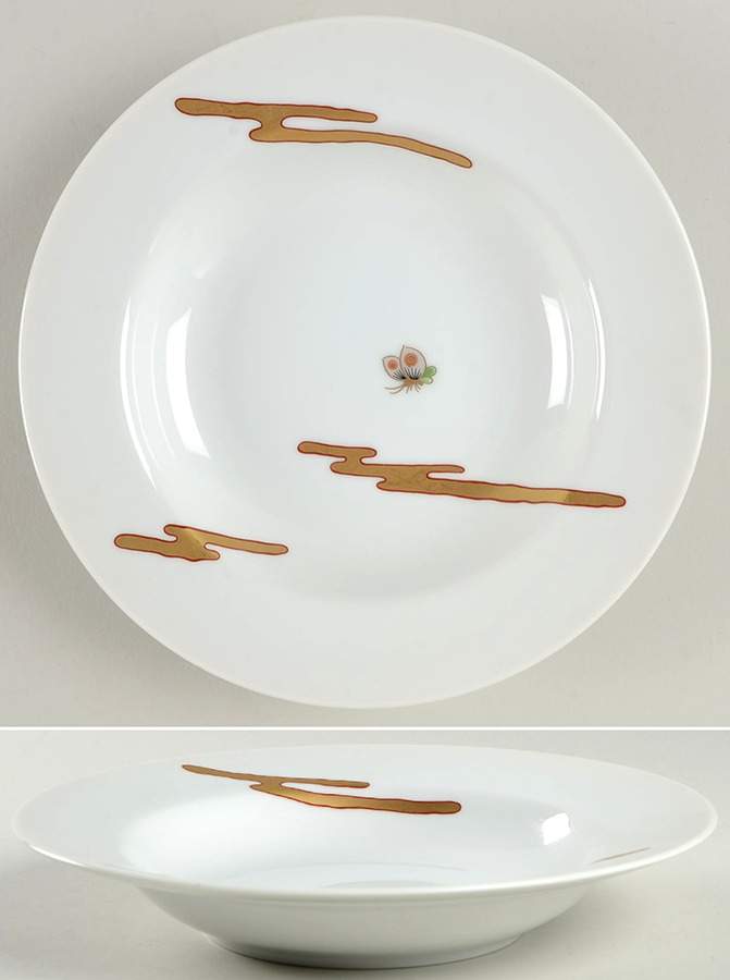 Fleur Et Nuages Rim Soup Bowl by Fitz & Floyd-1