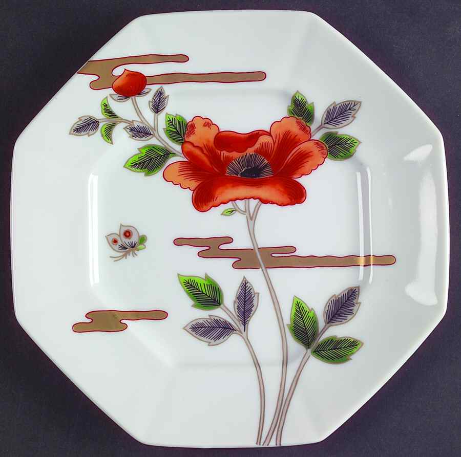 Fleur Et Nuages Bread & Butter Plate by Fitz & Floyd-1