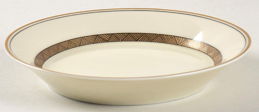Fleur Orientale Black Saucer by Fitz & Floyd-1