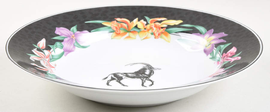 Fleurs Safari (No Animals) Large Rim Soup Bowl by Fitz & Floyd-1
