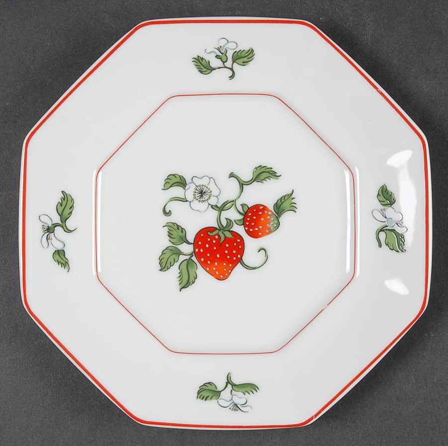 Fraise De Bois Bread & Butter Plate by Fitz & Floyd-1