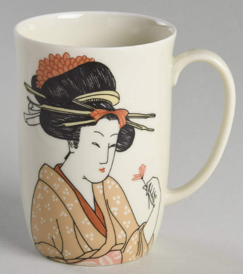 Geisha (Light Tones) Mug by Fitz & Floyd-1