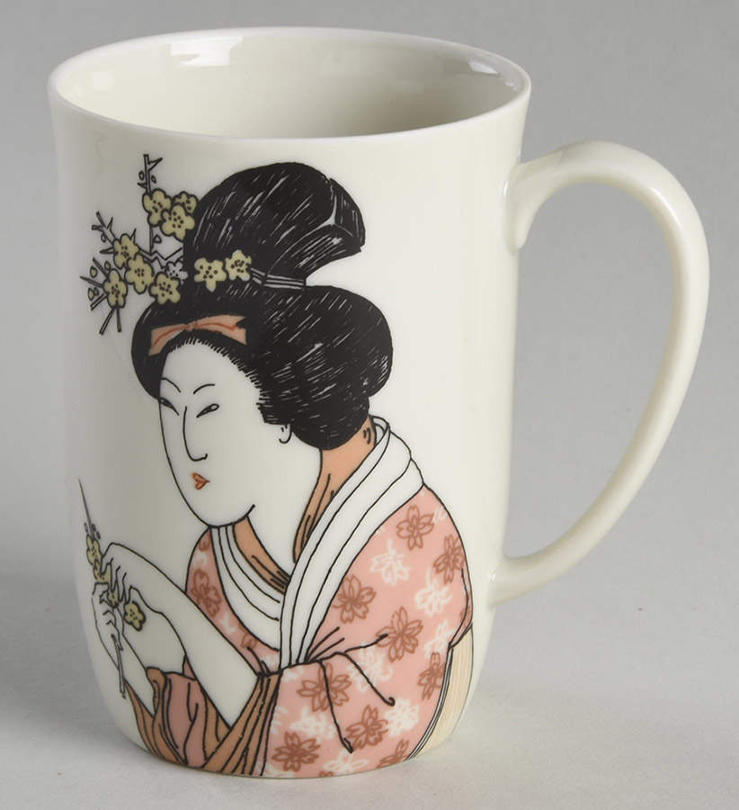Geisha (Light Tones) Mug by Fitz & Floyd-1