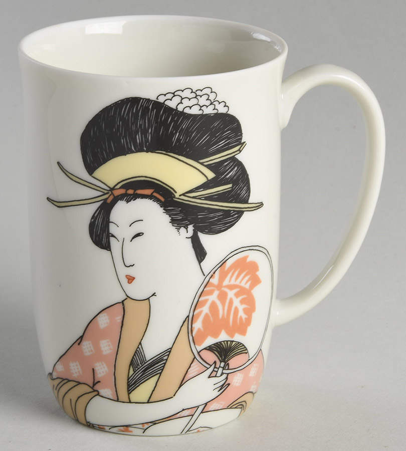 Geisha (Light Tones) Mug by Fitz & Floyd-1