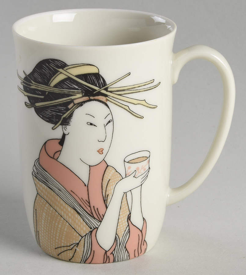 Geisha (Light Tones) Mug by Fitz & Floyd-1