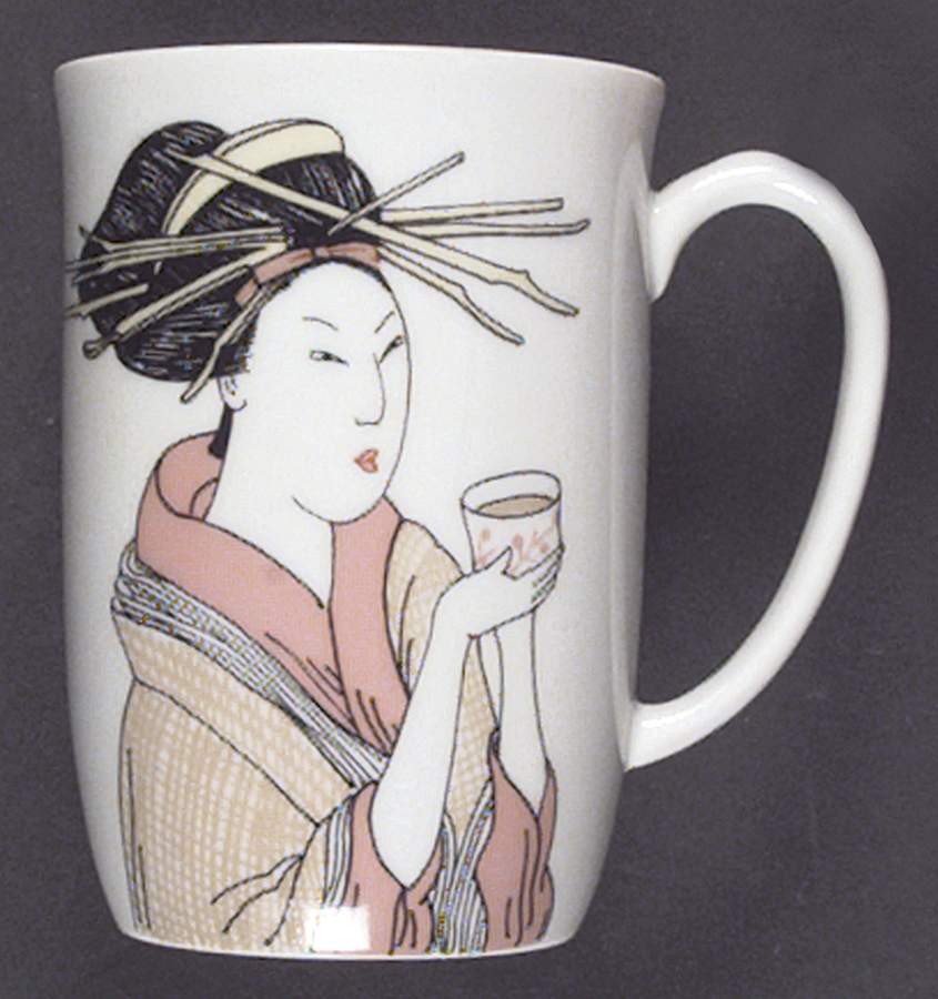 Geisha (Light Tones) Mug by Fitz & Floyd-1