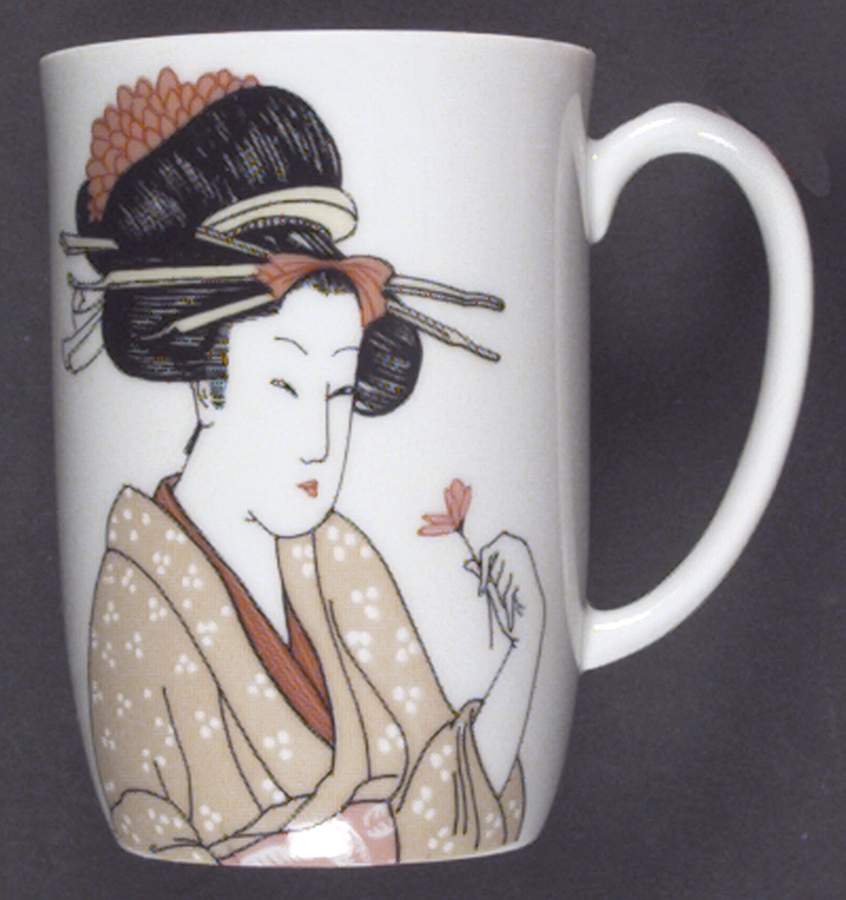 Geisha (Light Tones) Mug by Fitz & Floyd-1