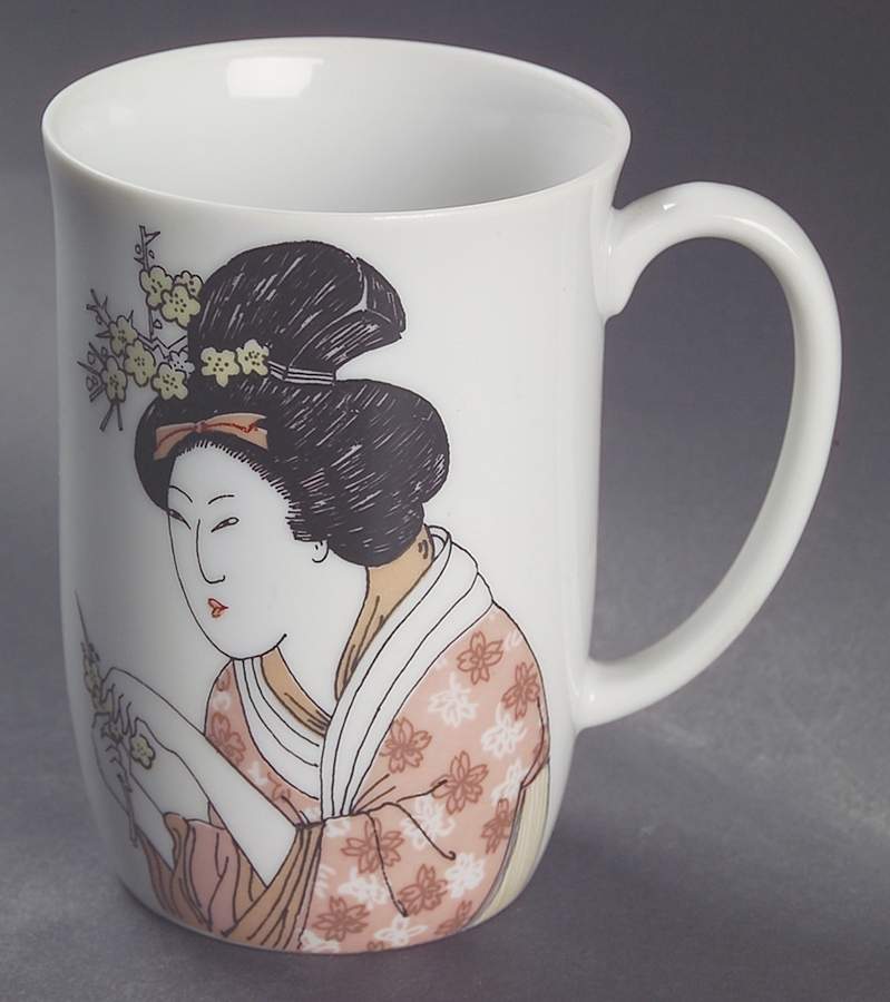 Geisha (Light Tones) Mug by Fitz & Floyd-1