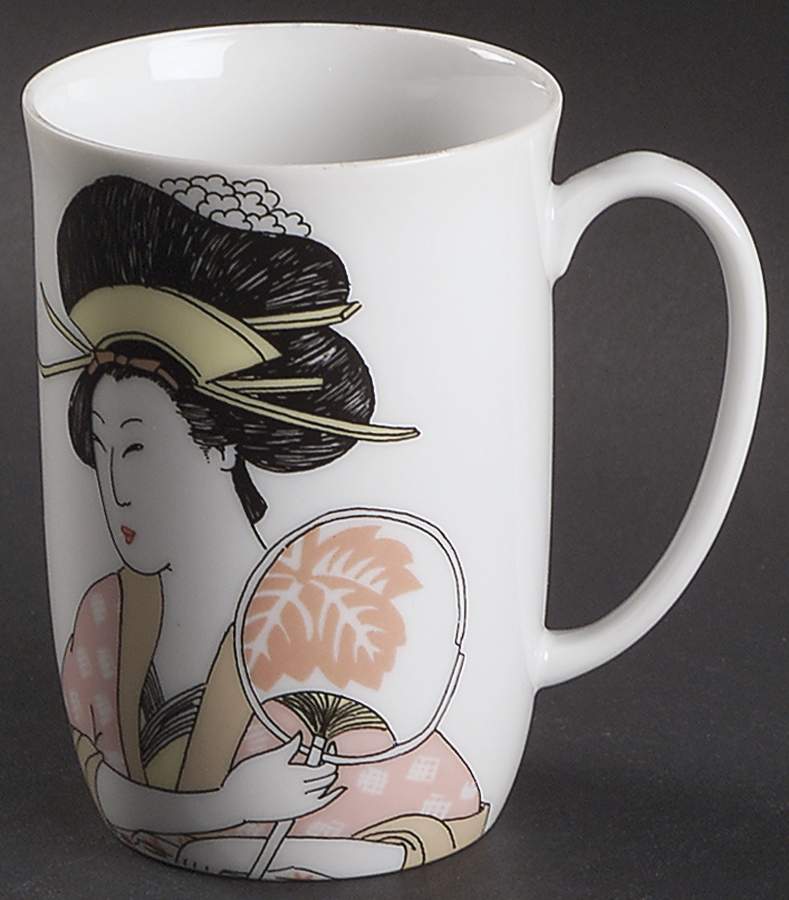 Geisha (Light Tones) Mug by Fitz & Floyd-1
