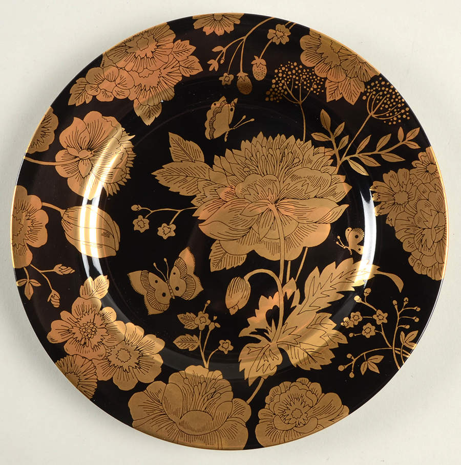 Gold Brocade Salad Plate by Fitz & Floyd-1