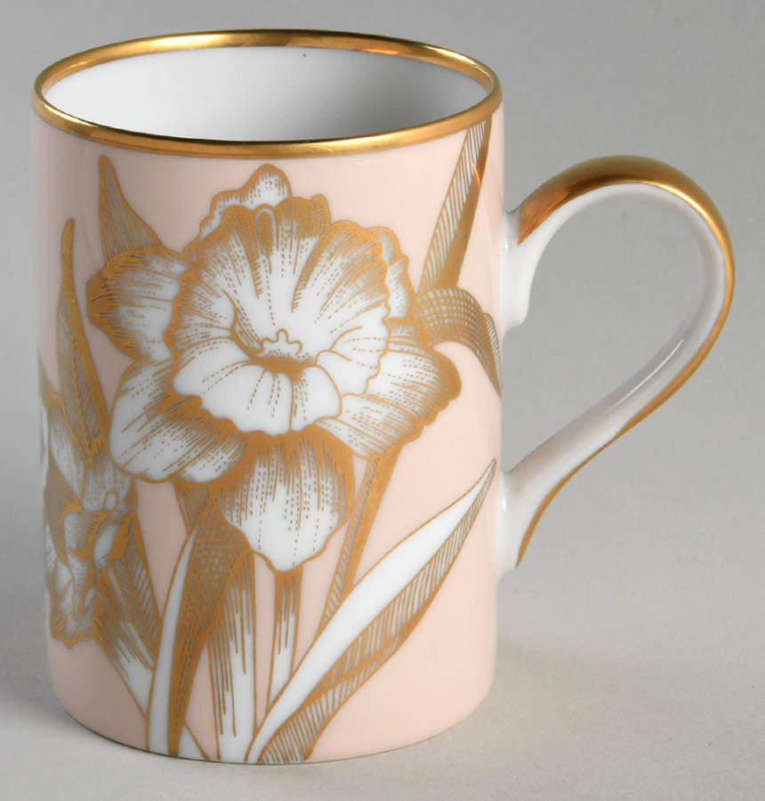Golden Daffodil Light Coral Mug by Fitz & Floyd-1