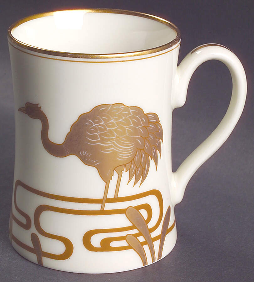 Golden Heron Mug by Fitz & Floyd-1