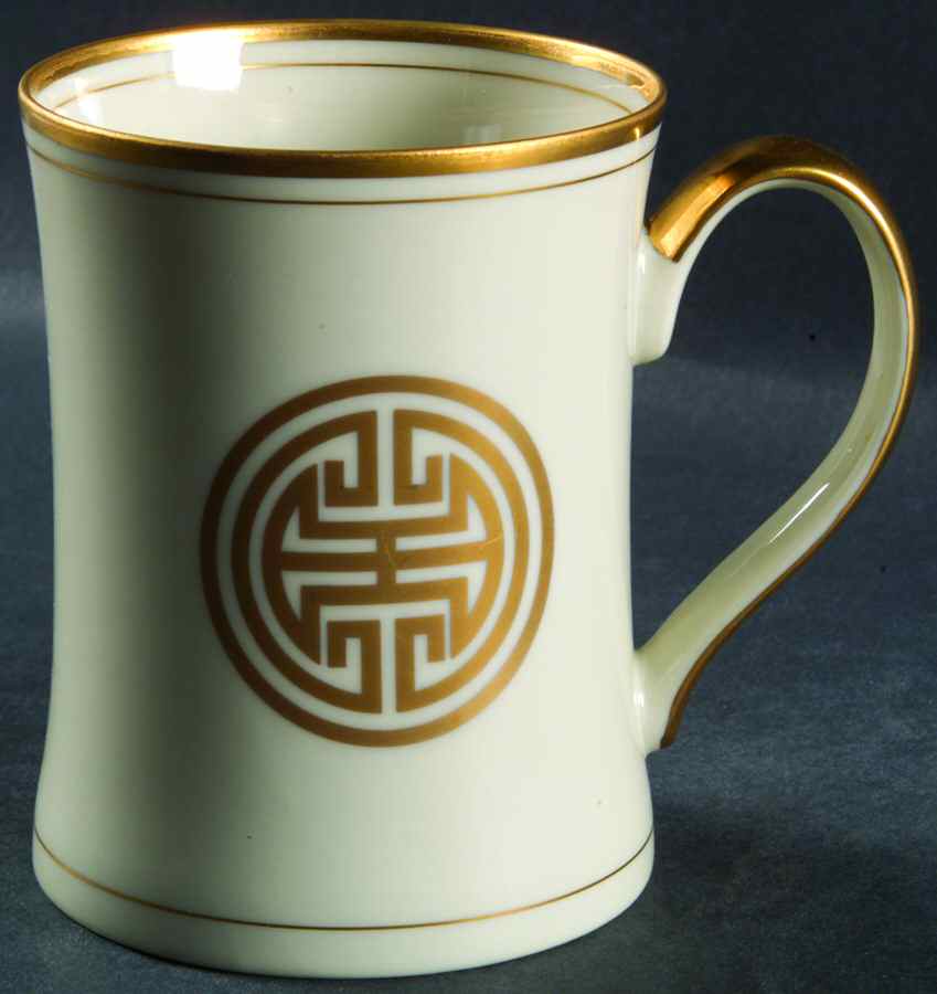 Gold Mandarin Crest Mug by Fitz & Floyd-1