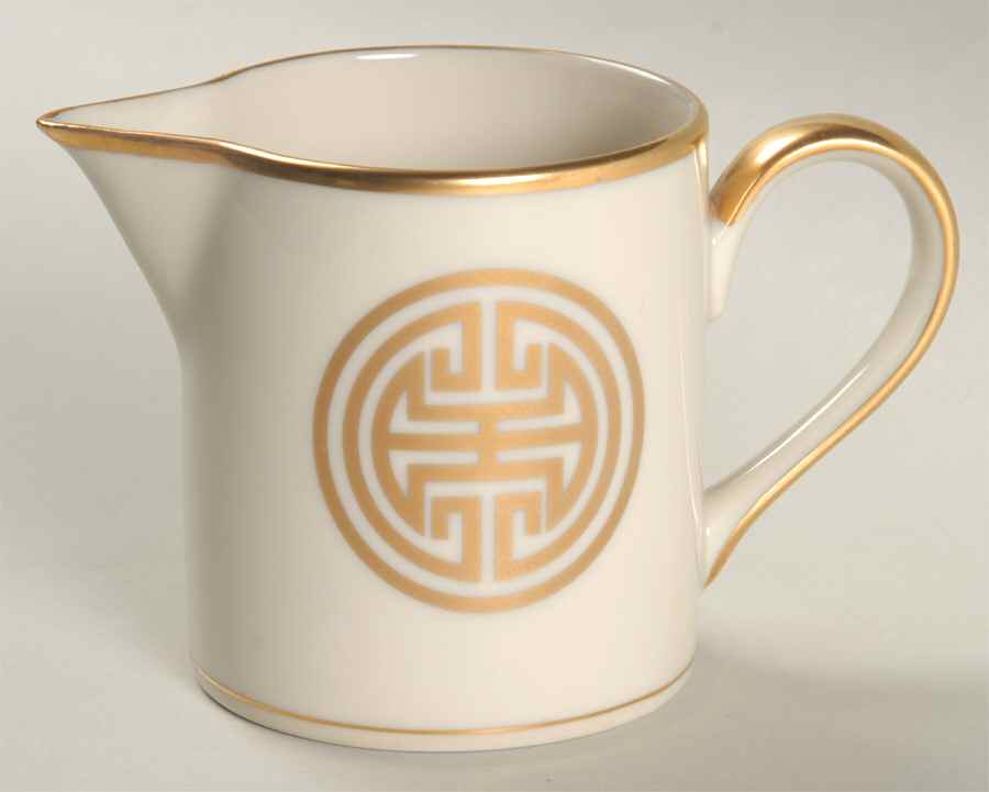 Gold Mandarin Crest Creamer by Fitz & Floyd-1