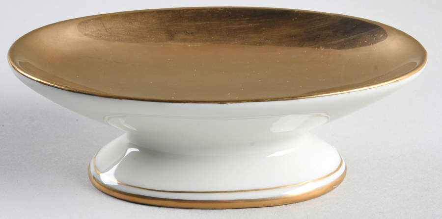 Gold Rondelet Soap Dish by Fitz & Floyd-1