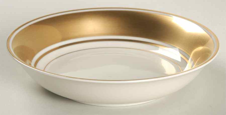 Gold Rondelet Fruit/Dessert (Sauce) Bowl by Fitz & Floyd-1