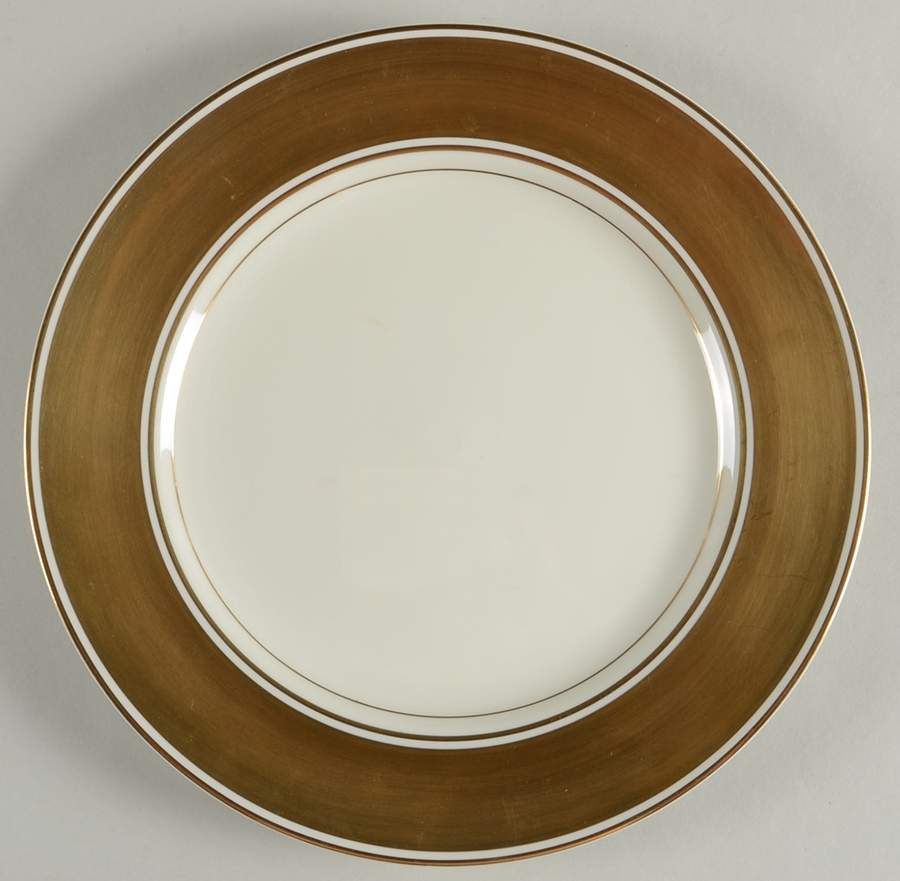 Gold Rondelet Dinner Plate by Fitz & Floyd-1