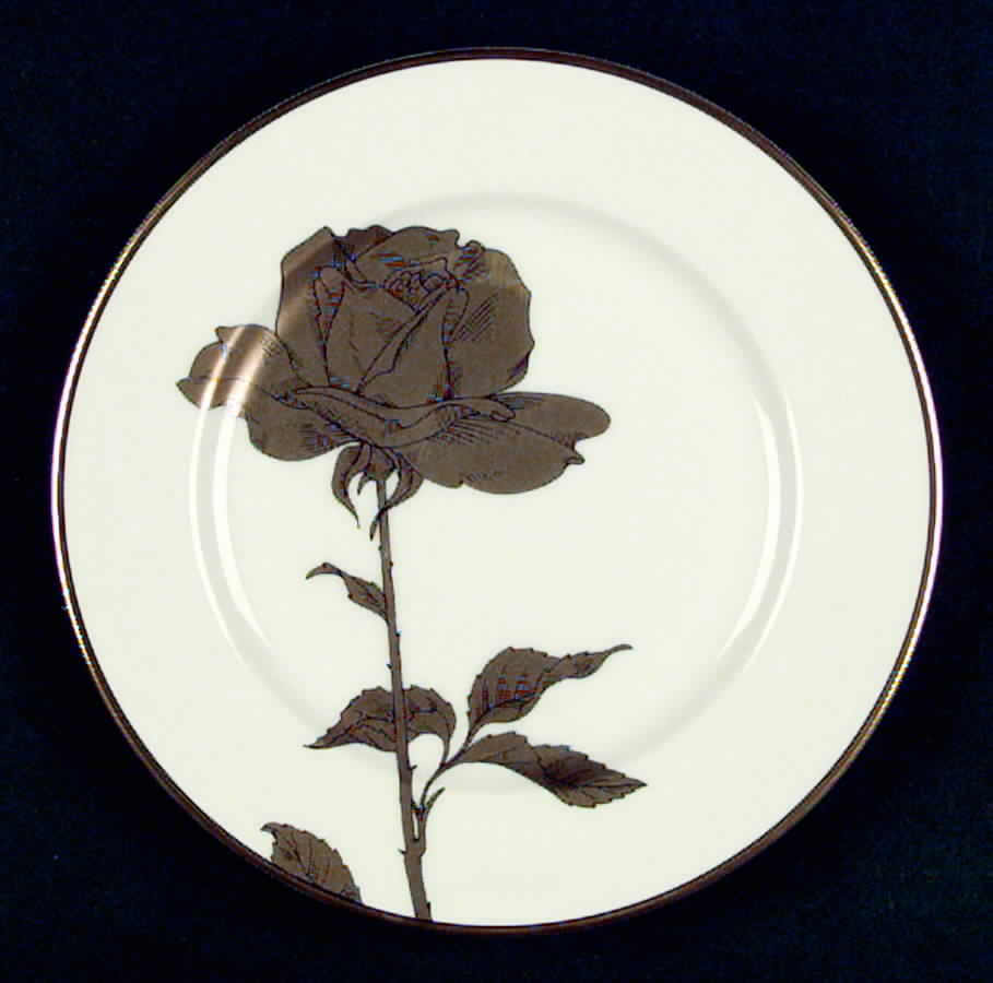 Golden Rose Salad Plate by Fitz & Floyd-1