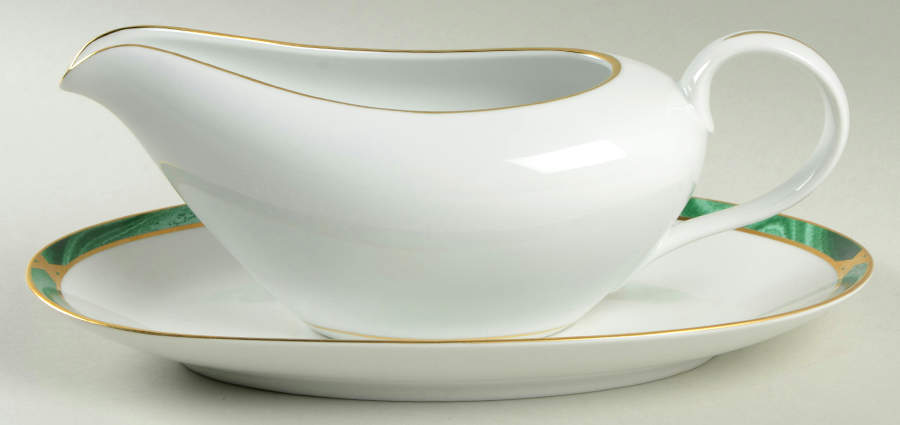 Greenwich Gravy Boat & Underplate/Relish by Fitz & Floyd-1