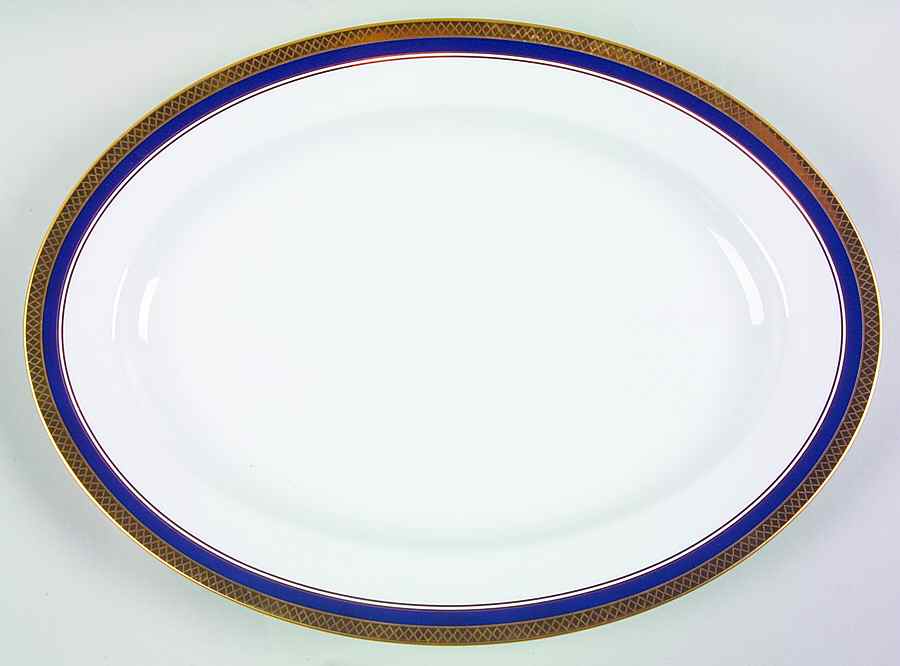 Hanover 14" Oval Serving Platter by Fitz & Floyd-1