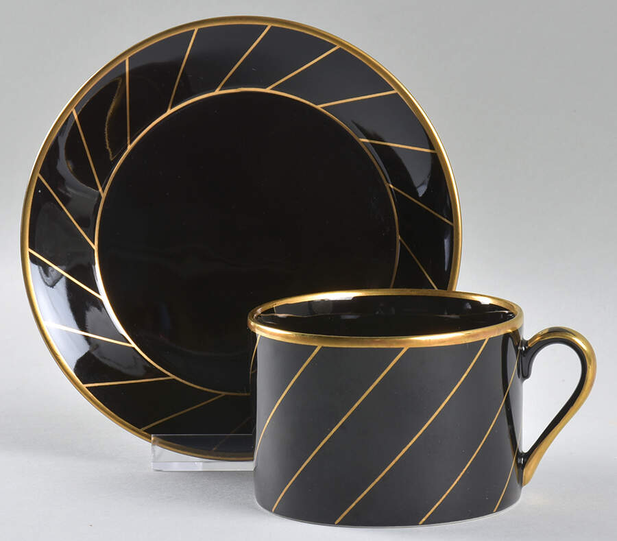 Harlow Flat Cup & Saucer Set by Fitz and Floyd-1