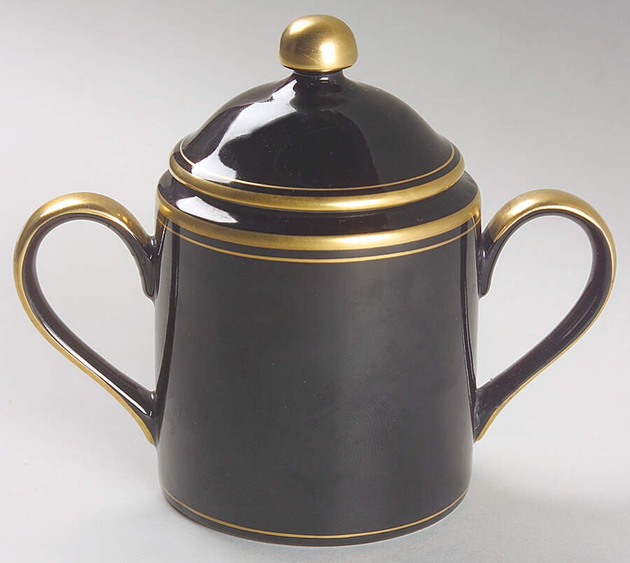 Harlow Sugar Bowl & Lid by Fitz and Floyd-1