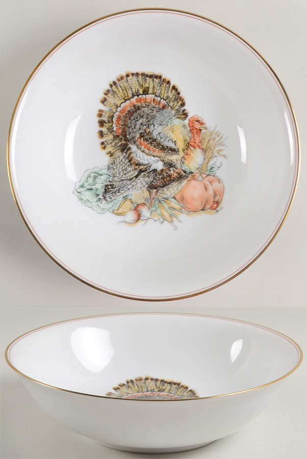 Harvest 9" Round Vegetable Bowl by Fitz & Floyd-1