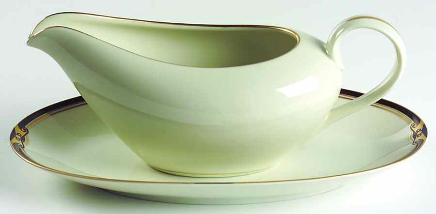 Hatteras Gravy Boat & Underplate by Fitz & Floyd-1