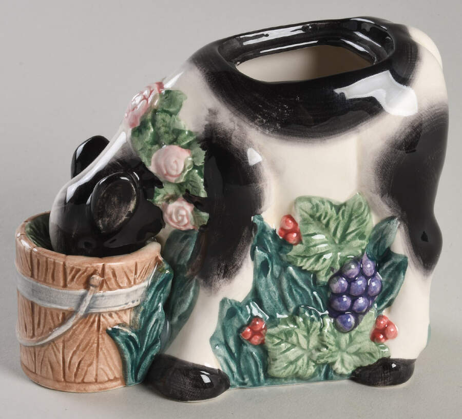 Heidi Holstein Giftware Sugar Bowl No Lid by Fitz & Floyd-1