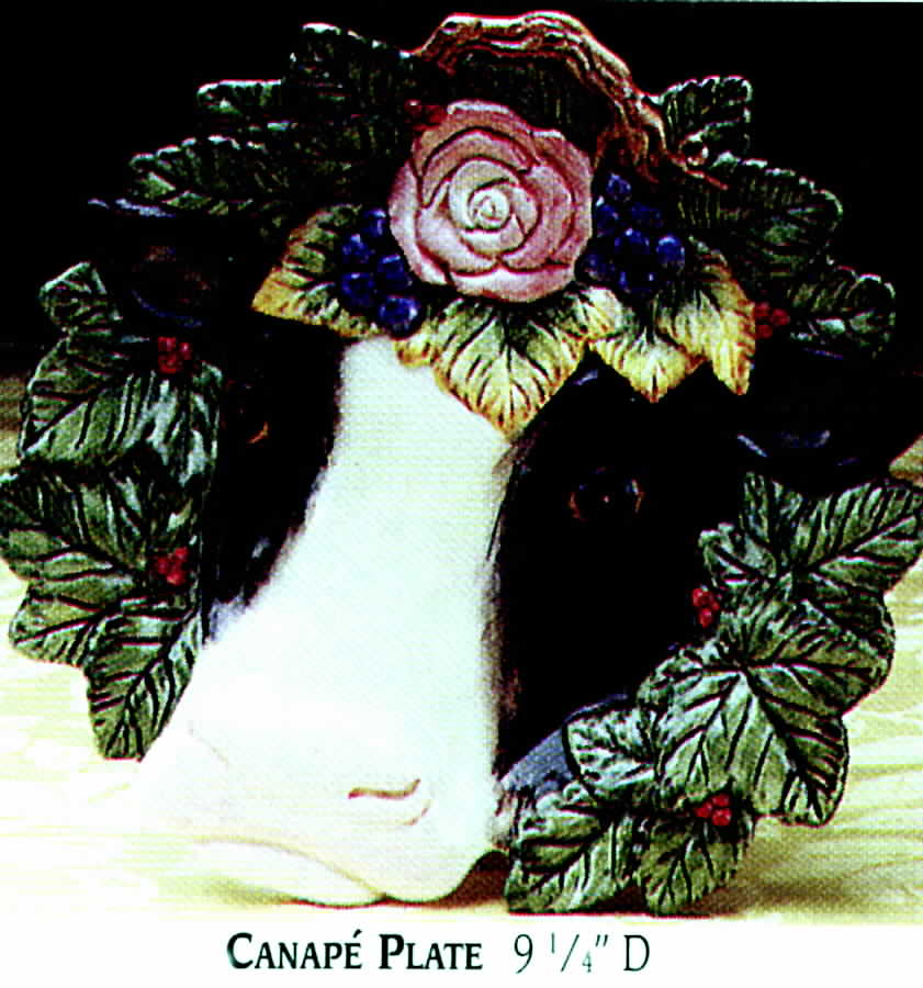 Heidi Holstein Giftware Canape Plate by Fitz & Floyd-1