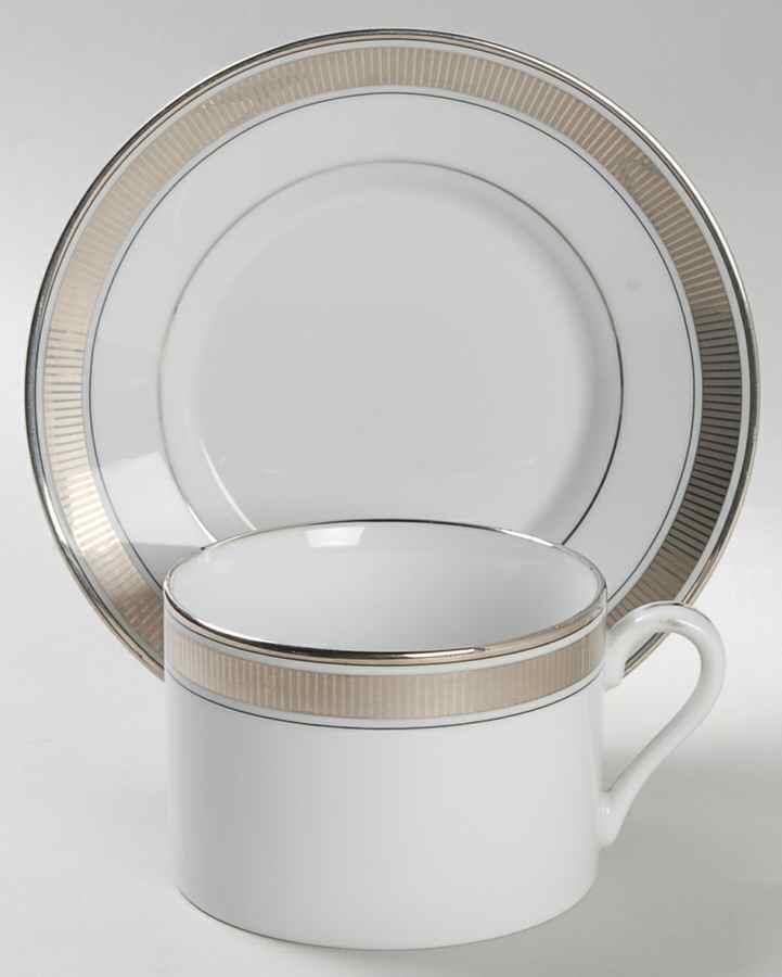 Highland Park Flat Cup & Saucer Set by Fitz & Floyd-1
