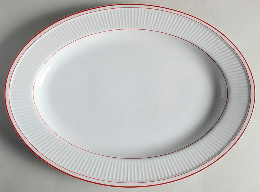 Holiday Classic 14" Oval Serving Platter by Fitz & Floyd-1