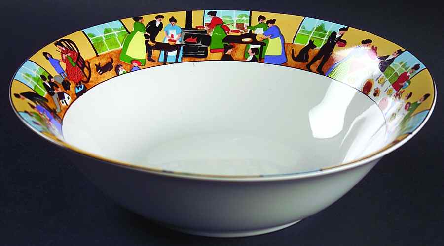 Homestead 9" Round Vegetable Bowl by Fitz & Floyd-1