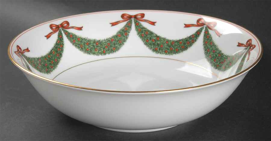 Holiday Splendor 9" Round Vegetable Bowl by Fitz & Floyd-1