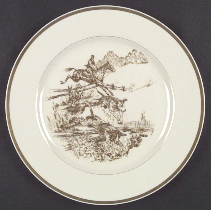 Hunt Dinner Plate by Fitz & Floyd-1