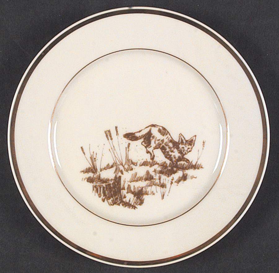 Hunt Bread & Butter Plate by Fitz & Floyd-1