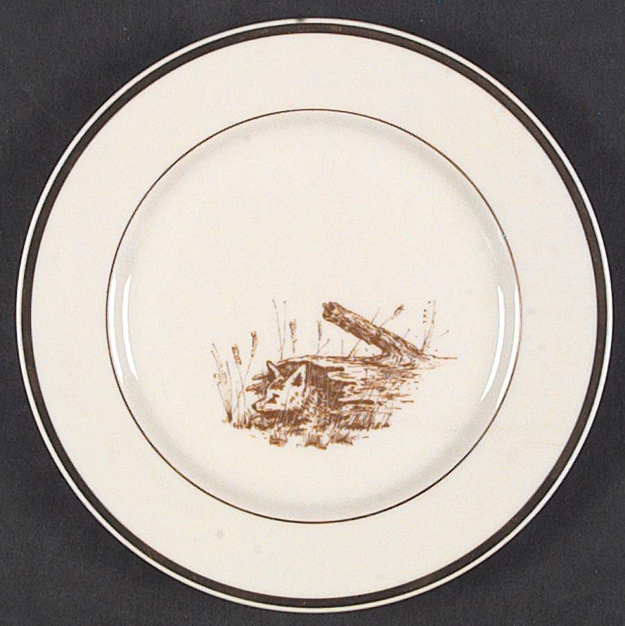 Hunt Bread & Butter Plate by Fitz & Floyd-1