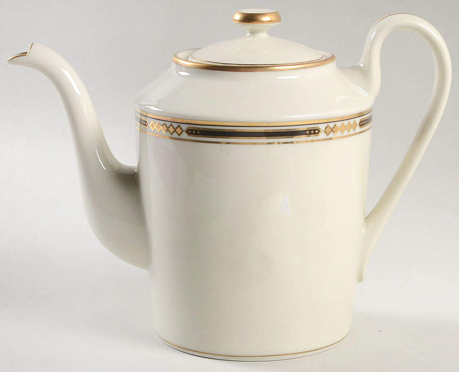 Huntington Coffee Pot & Lid by Fitz and Floyd-1