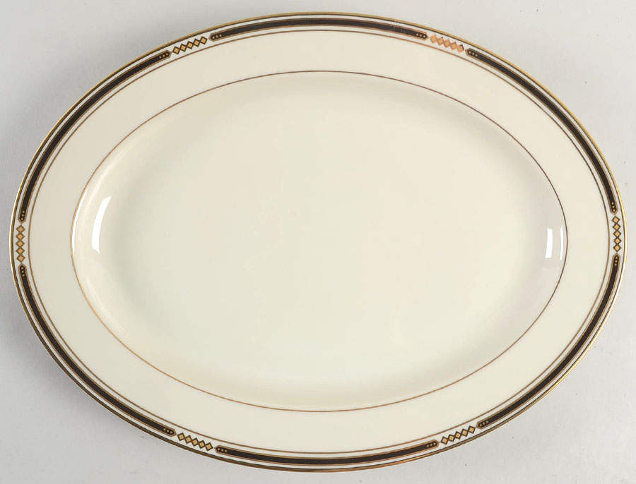 Huntington 14" Oval Serving Platter by Fitz and Floyd-1
