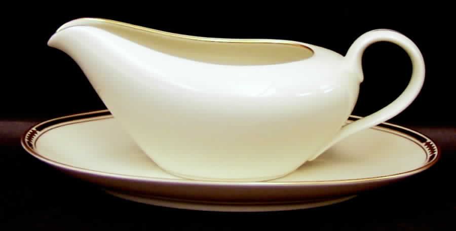 Huntington Gravy Boat & Underplate/Relish by Fitz & Floyd-1